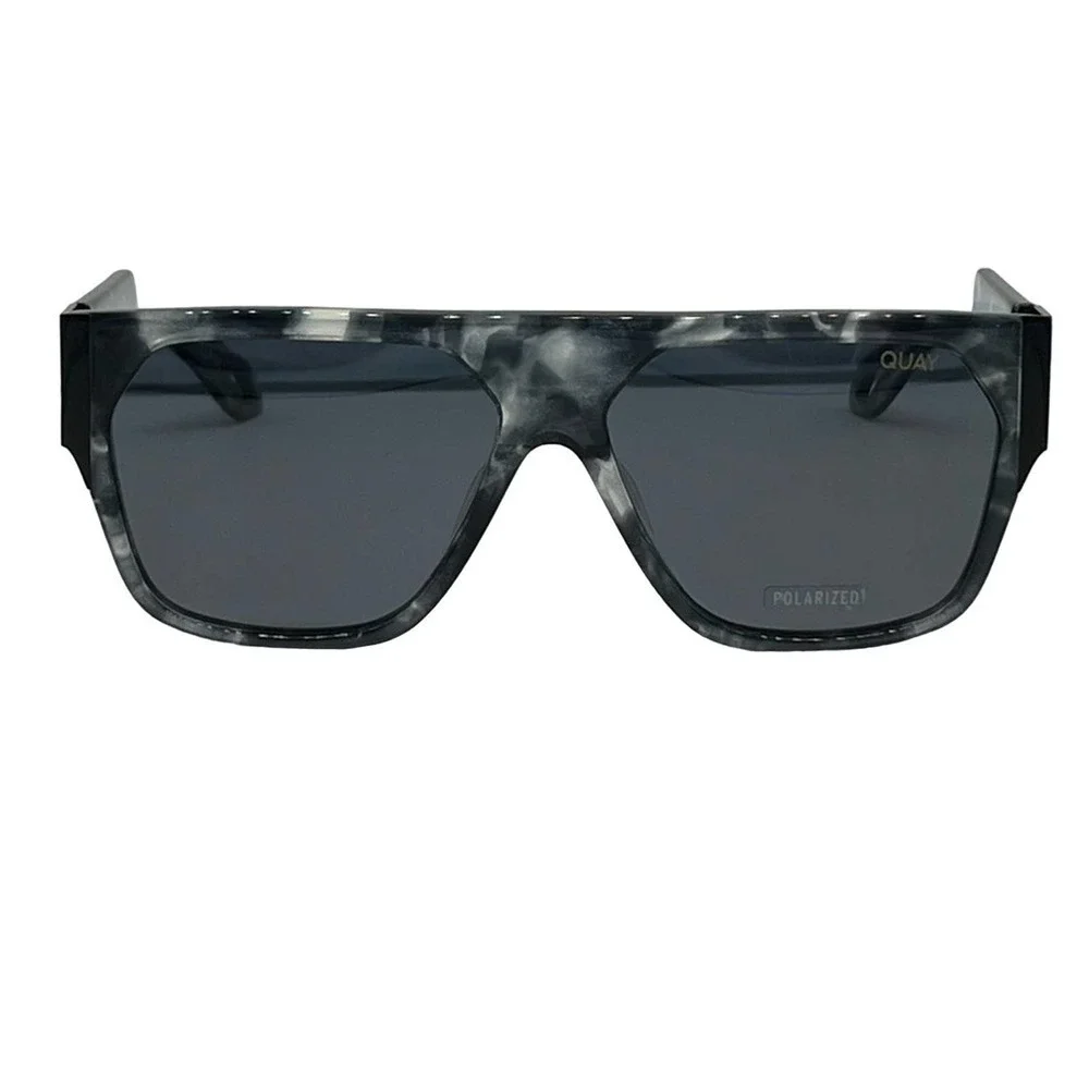NEW QUAY AUSTRALIA Go Off black tortoise black polarized sunglasses styl…